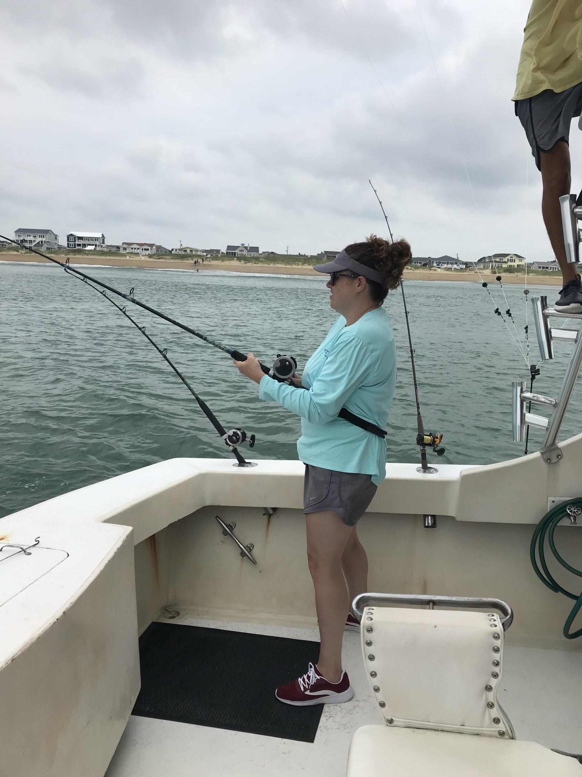 Burge Family fishing at Virginia Beach